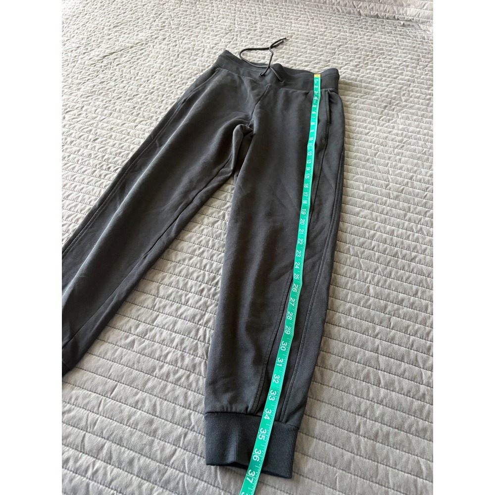 JoyLab Womens Black High-Rise Tapered Fleece Joggers XS Drawstring Pockets - Picture 5 of 10